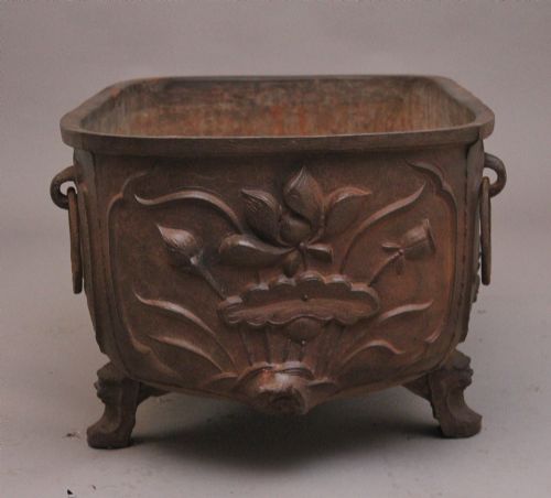 EARLY 19TH CENTURY CHINESE CAST IRON TEMPLE BATH WITH SCRIPT - ADDITIONAL PHOTO 6