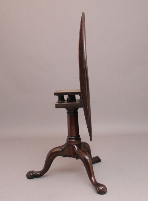 18TH CENTURY ANTIQUE MAHOGANY TRIPOD TABLE - ADDITIONAL PHOTO 3