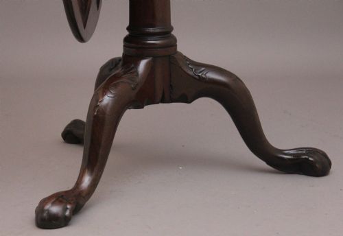 18TH CENTURY ANTIQUE MAHOGANY TRIPOD TABLE - ADDITIONAL PHOTO 6