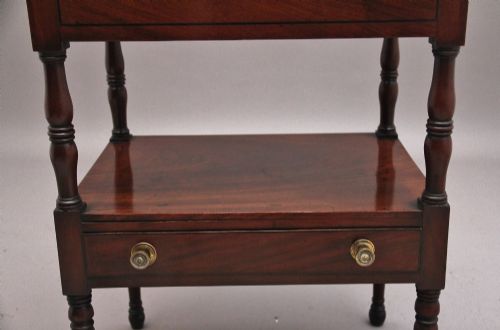 EARLY VICTORIAN 19THCENTURY MAHOGANY WASHSTAND - ADDITIONAL PHOTO 9
