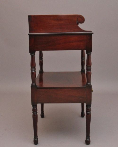 EARLY VICTORIAN 19THCENTURY MAHOGANY WASHSTAND - ADDITIONAL PHOTO 11