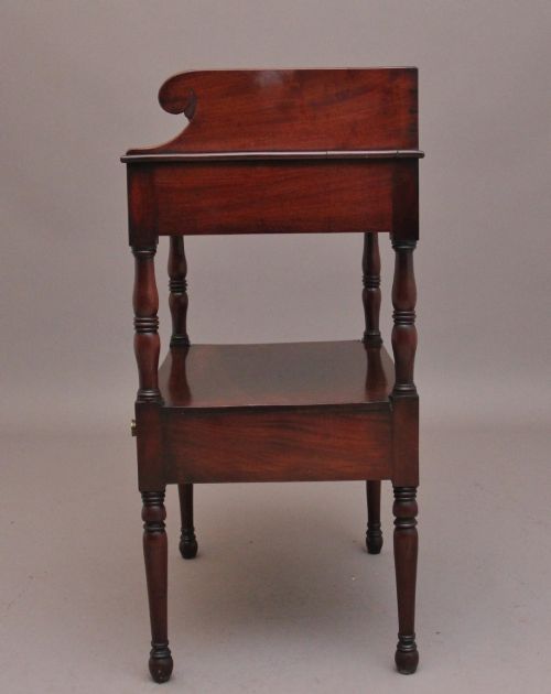 EARLY VICTORIAN 19THCENTURY MAHOGANY WASHSTAND - ADDITIONAL PHOTO 13