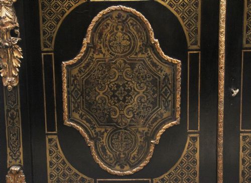 19TH CENTURY EBONISED BOULLE CABINET - ADDITIONAL PHOTO 3