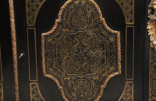 19TH CENTURY EBONISED BOULLE CABINET - ADDITIONAL PHOTO 13