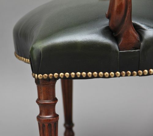 19TH CENTURY MAHOGANY OPEN ARMCHAIR - ADDITIONAL PHOTO 7