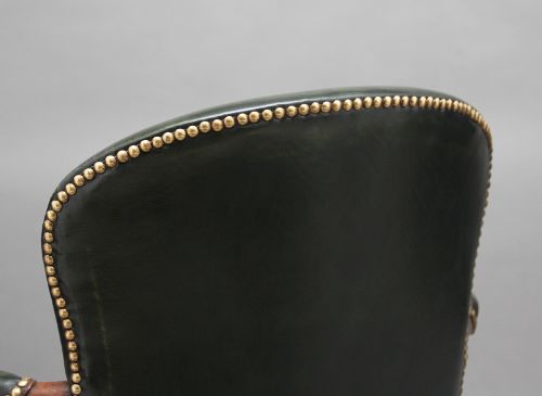 19TH CENTURY MAHOGANY OPEN ARMCHAIR - ADDITIONAL PHOTO 12