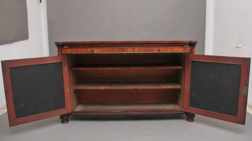 EARLY 19TH CENTURY POLLARD OAK AND EBONY CABINET - ADDITIONAL PHOTO 1