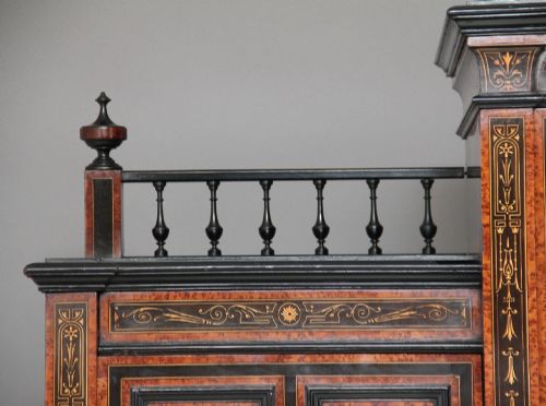 19TH CENTURY DISPLAY CABINET BY LAMB OF MANCHESTER - ADDITIONAL PHOTO 8