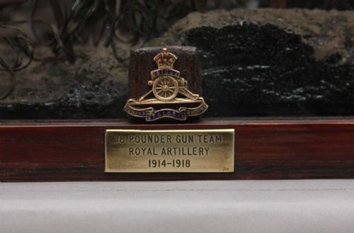 EARLY 20TH CENTURY DIORAMA OF AN 18 POUND GUN TEAM ROYAL ARTILLERY OF THE 1STWORLD WAR 19141918 - ADDITIONAL PHOTO 1