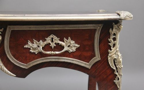 19TH CENTURY FRENCH KINGWOOD ORMOLU MOUNTED DESK - ADDITIONAL PHOTO 4