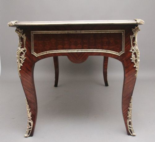 19TH CENTURY FRENCH KINGWOOD ORMOLU MOUNTED DESK - ADDITIONAL PHOTO 5