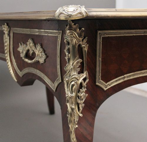 19TH CENTURY FRENCH KINGWOOD ORMOLU MOUNTED DESK - ADDITIONAL PHOTO 11