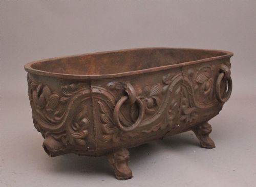 Early 19th Century Chinese Cast Iron Temple Bath