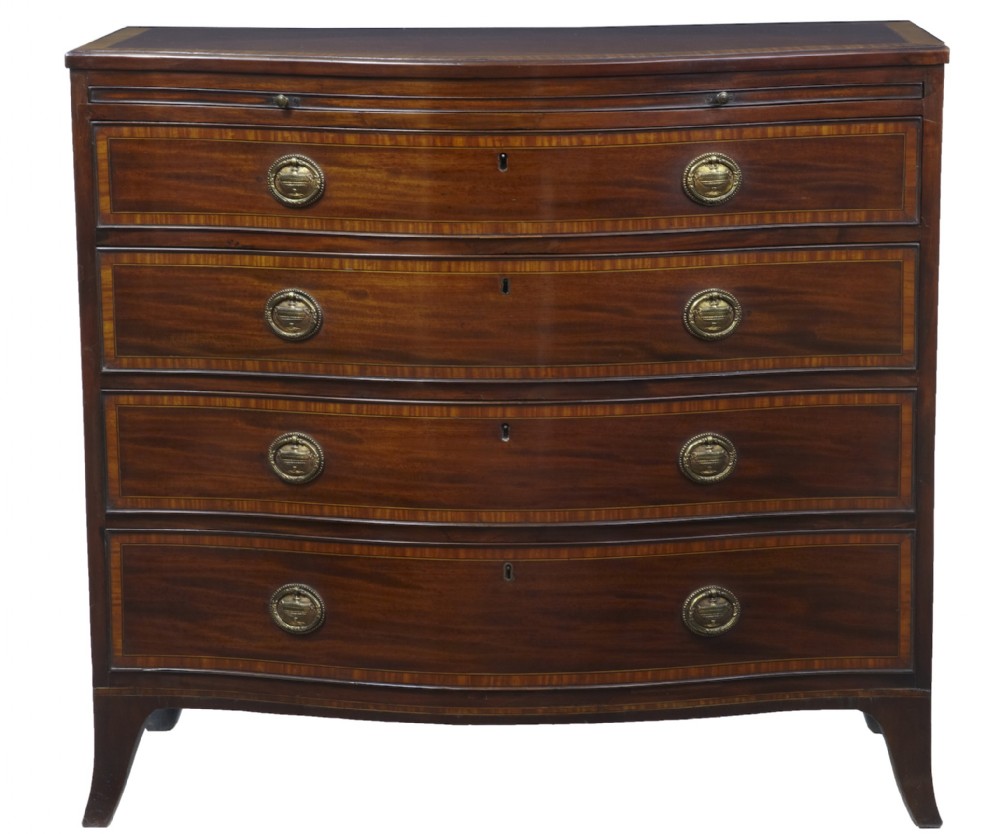 Early 19th Century Serpentine chest