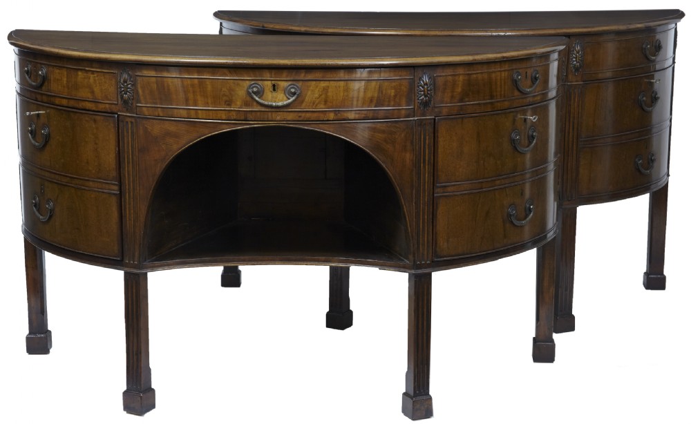Pair side cabinets 
