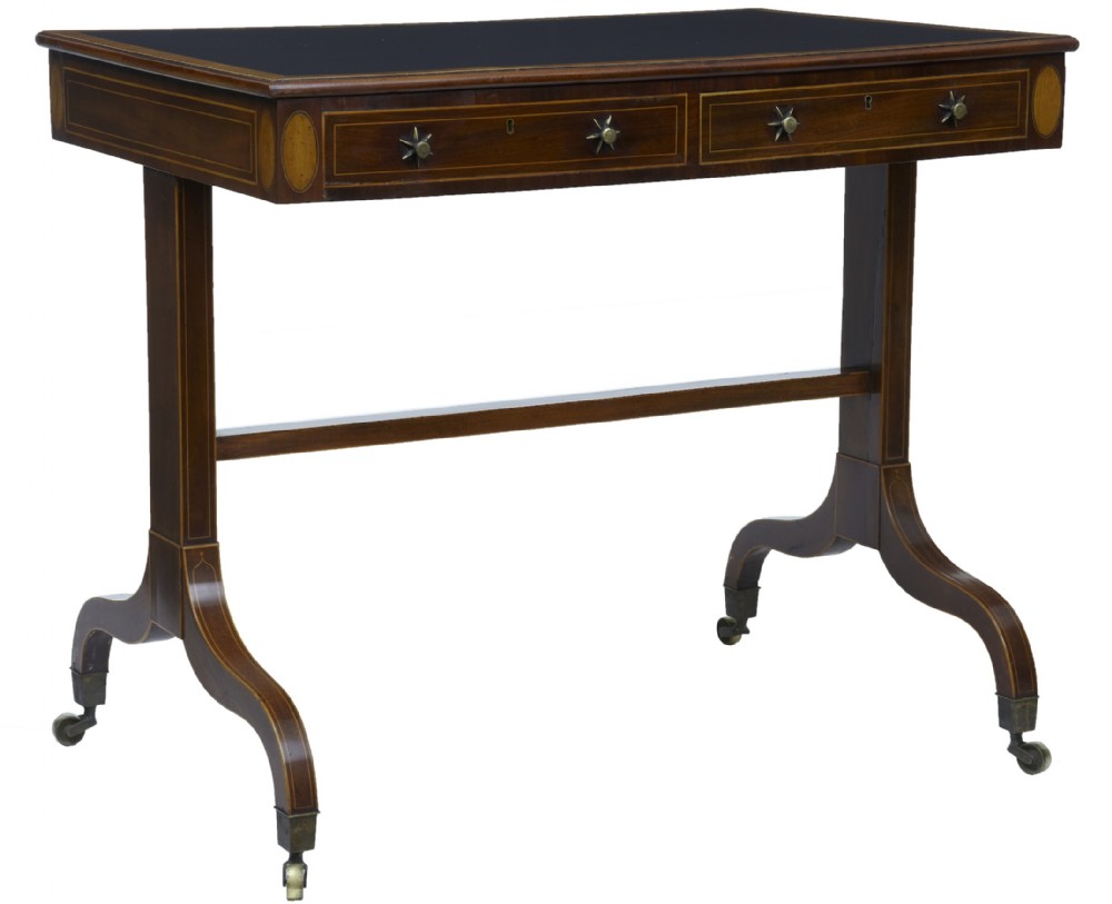 Inlaid writing table