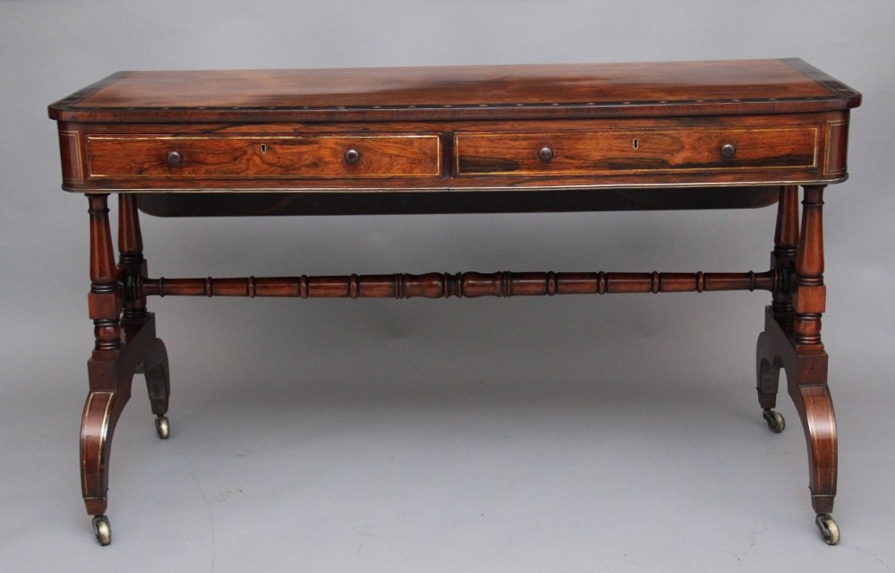 Rosewood sofa table