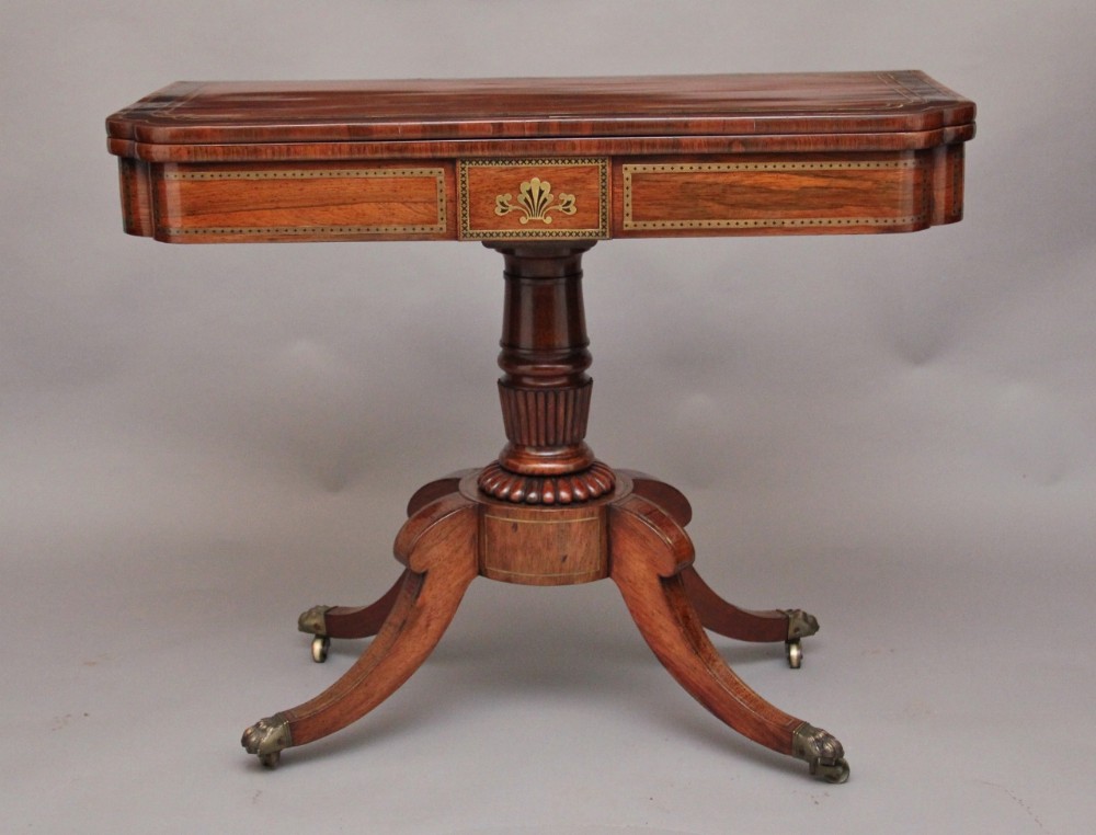 Rosewood games table
