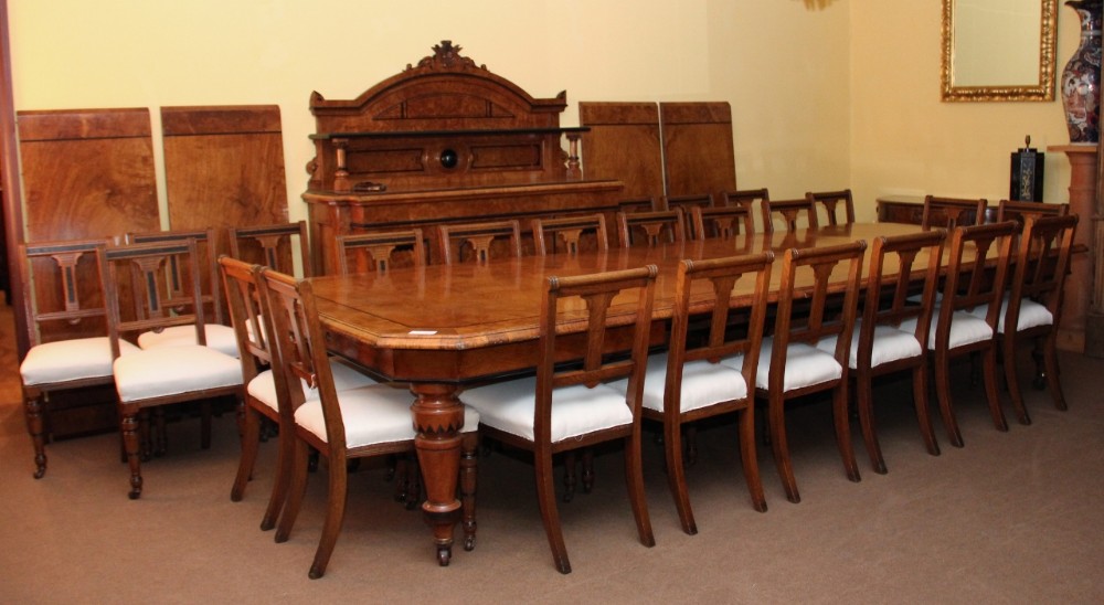 Pollard oak dining table