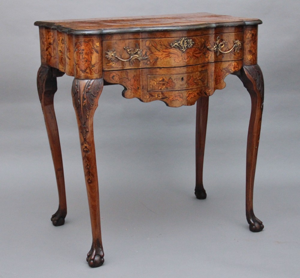 Dutch marquetry side table