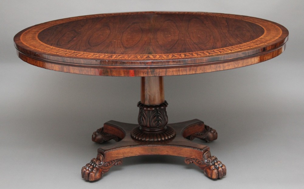 Rosewood breakfast table