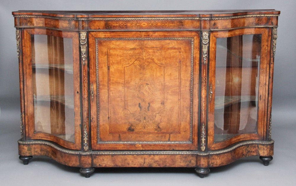 Walnut credenza