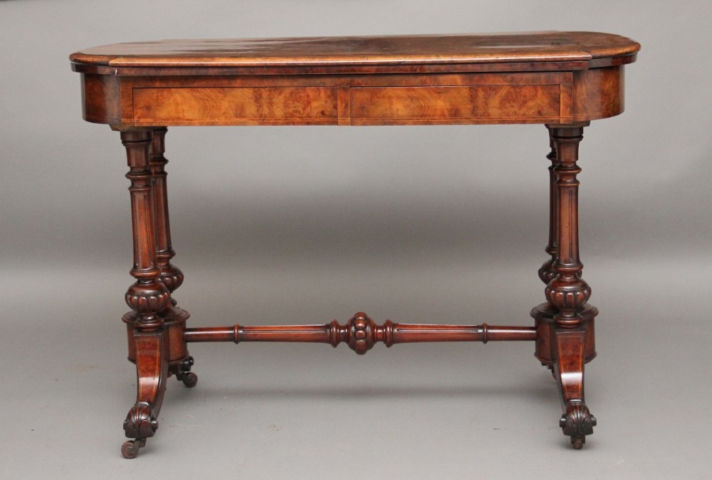 Walnut card table