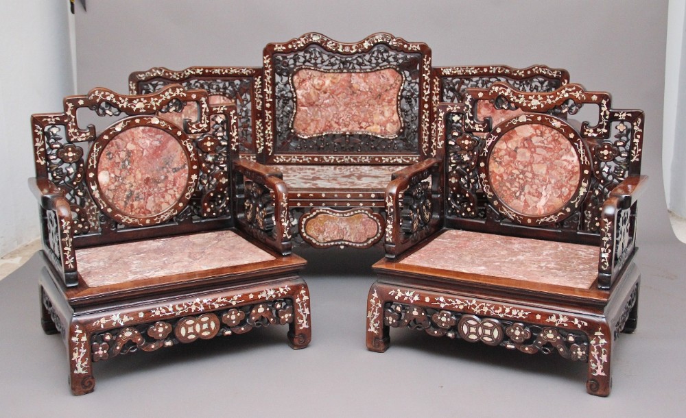Chinese three piece suite