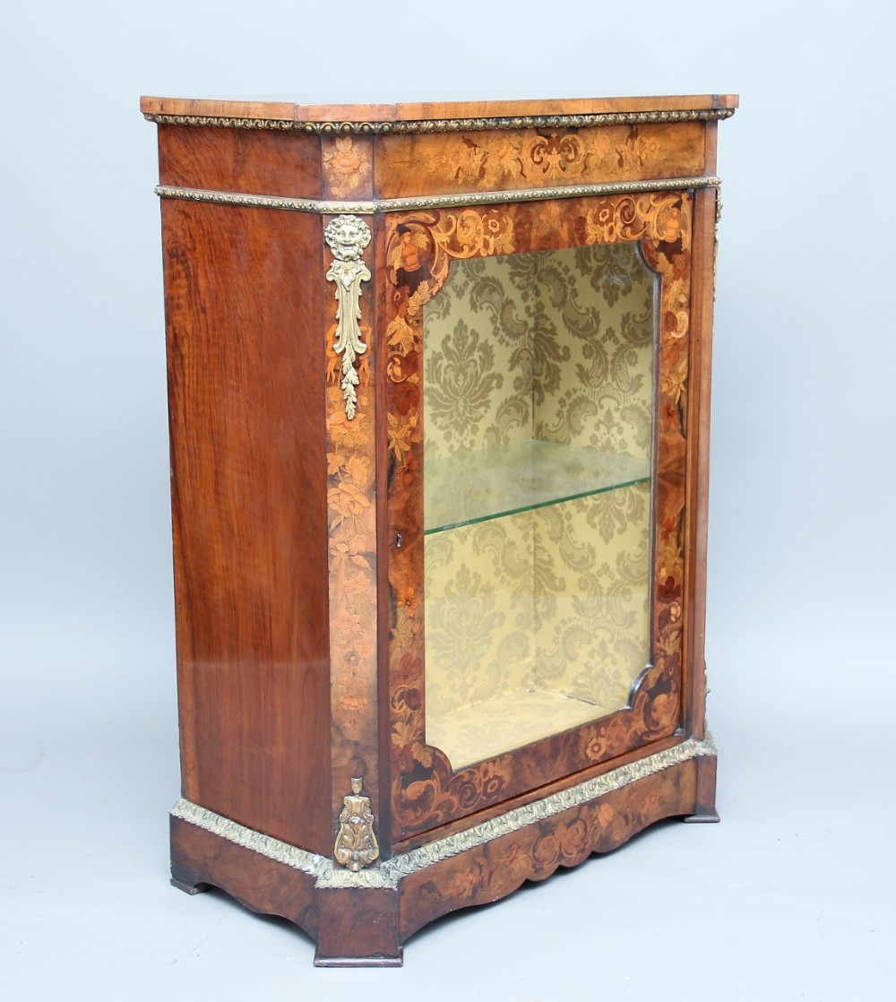 19th century Walnut pier cabinet
