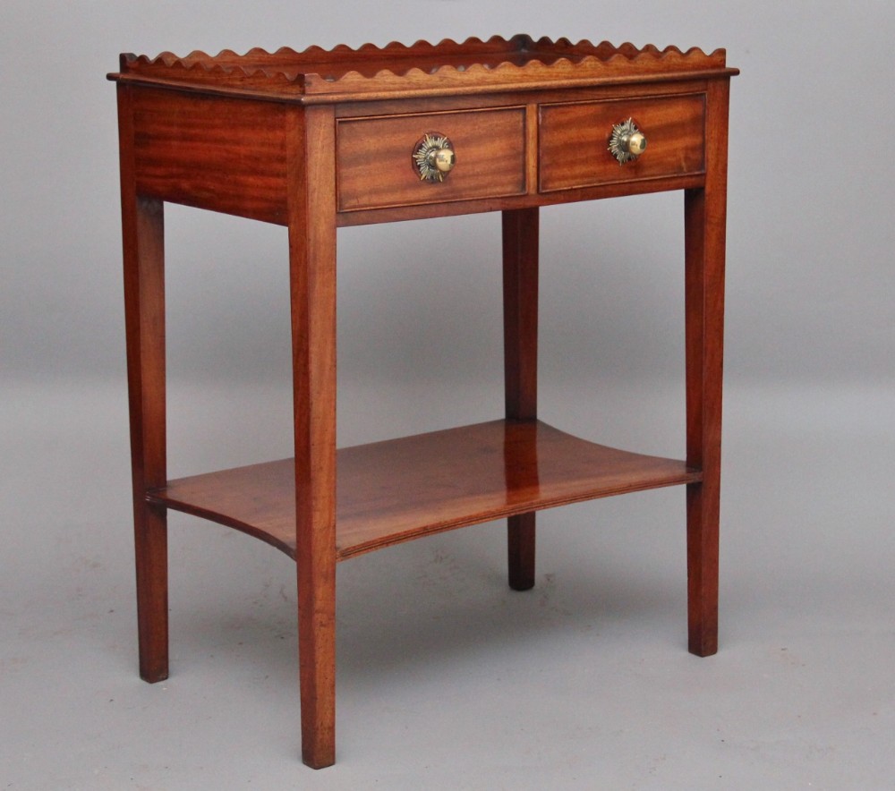 Mahogany side table