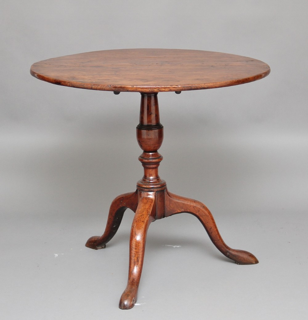 Yew wood table