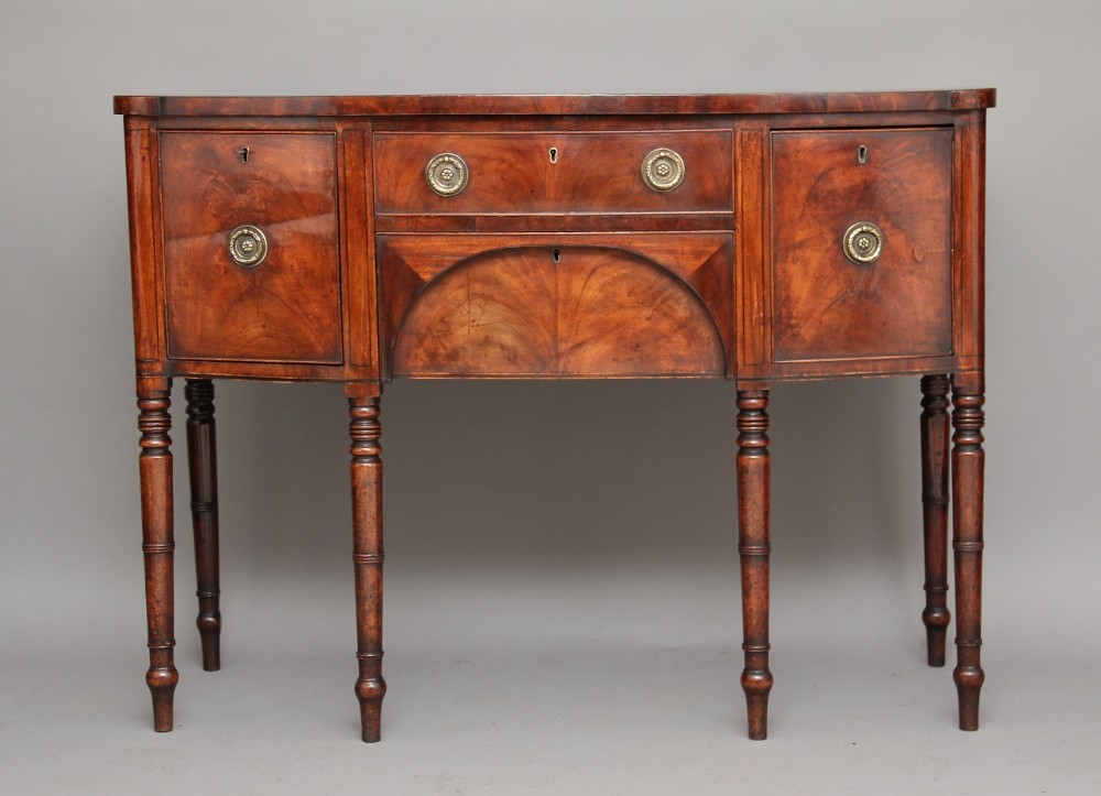 Bow front sideboard