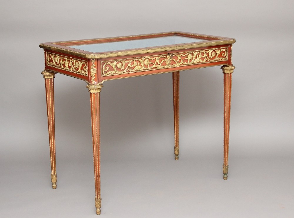 early 20th century Kingwood and ormolu mounted vitrine