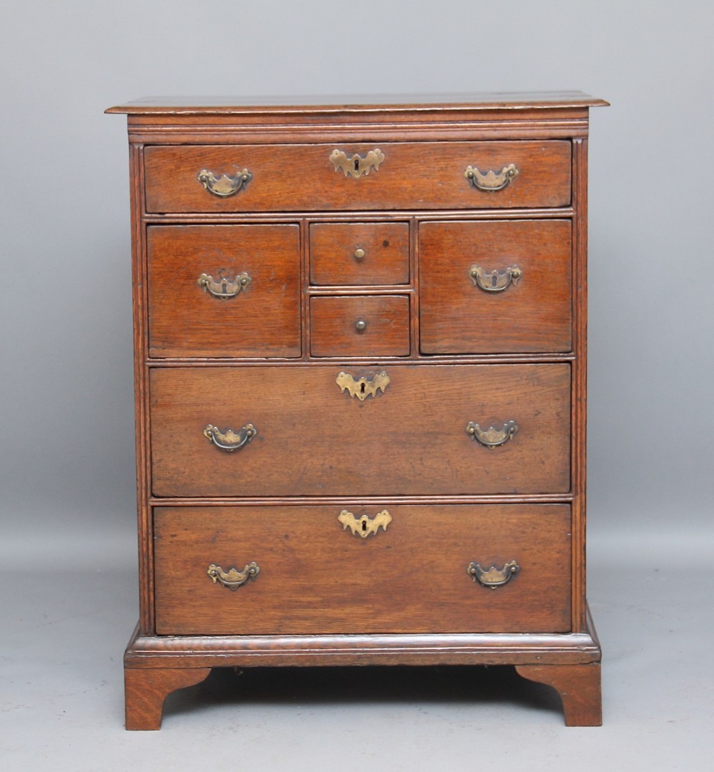 18th century East Anglian oak chest of drawers