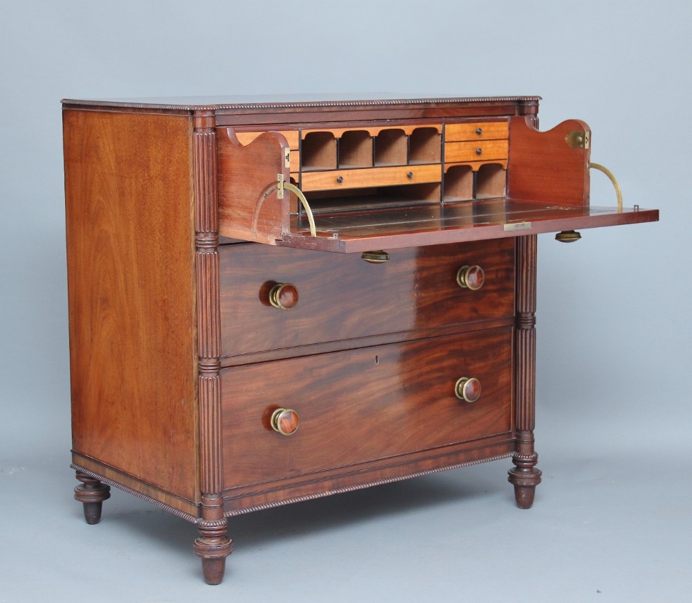 Early 19th Century Secretaire chest of drawers