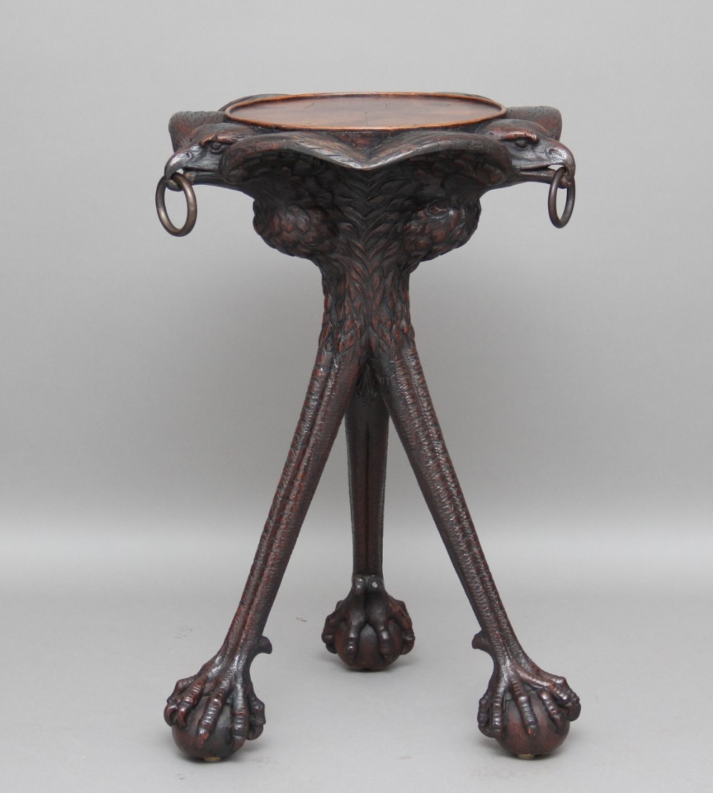 19th Century carved occasional table