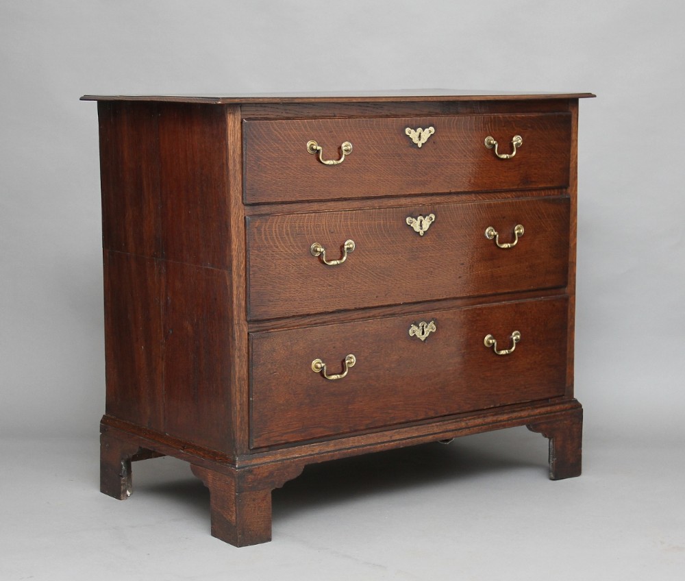 18th Century oak chest of drawers