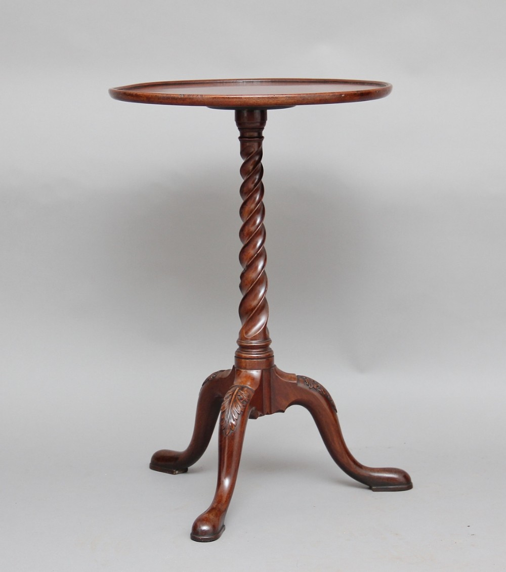 19th Century mahogany wine table