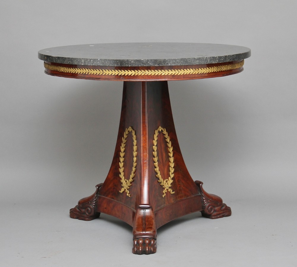 19th Century mahogany gueridon table
