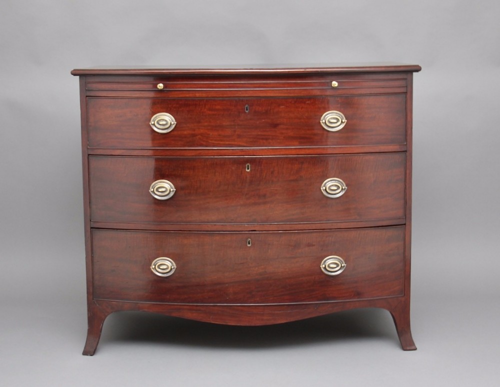 19th Century mahogany bowfront chest