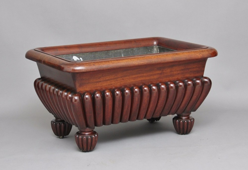 19th Century mahogany wine cooler