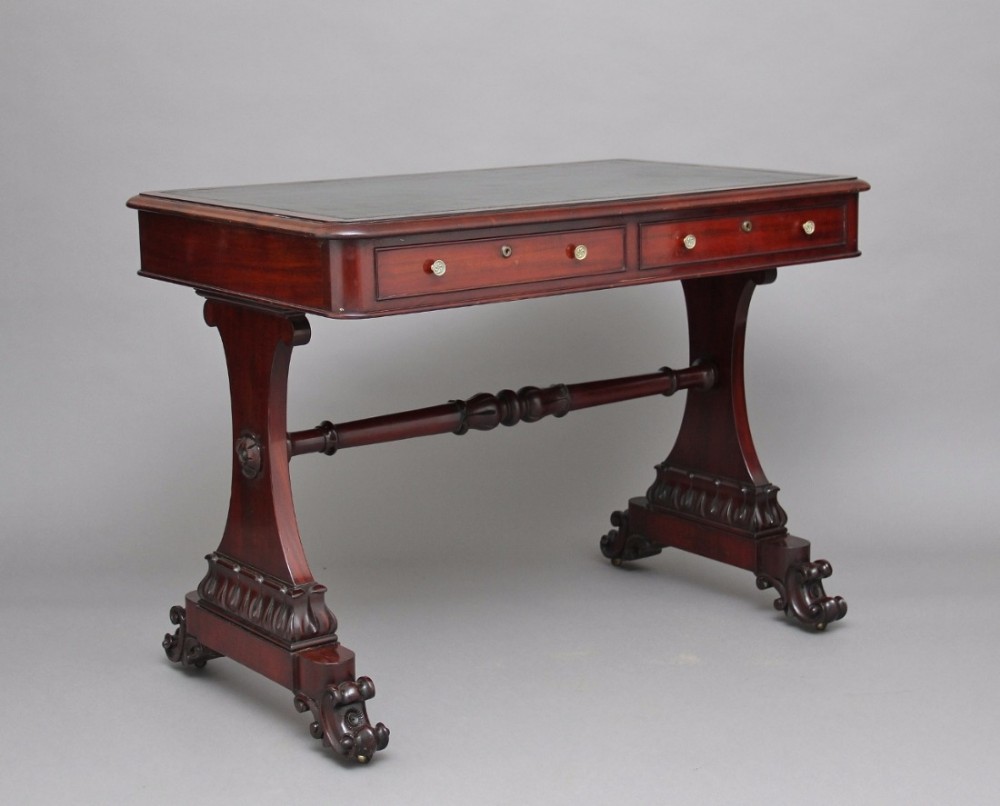 19th Century mahogany writing table
