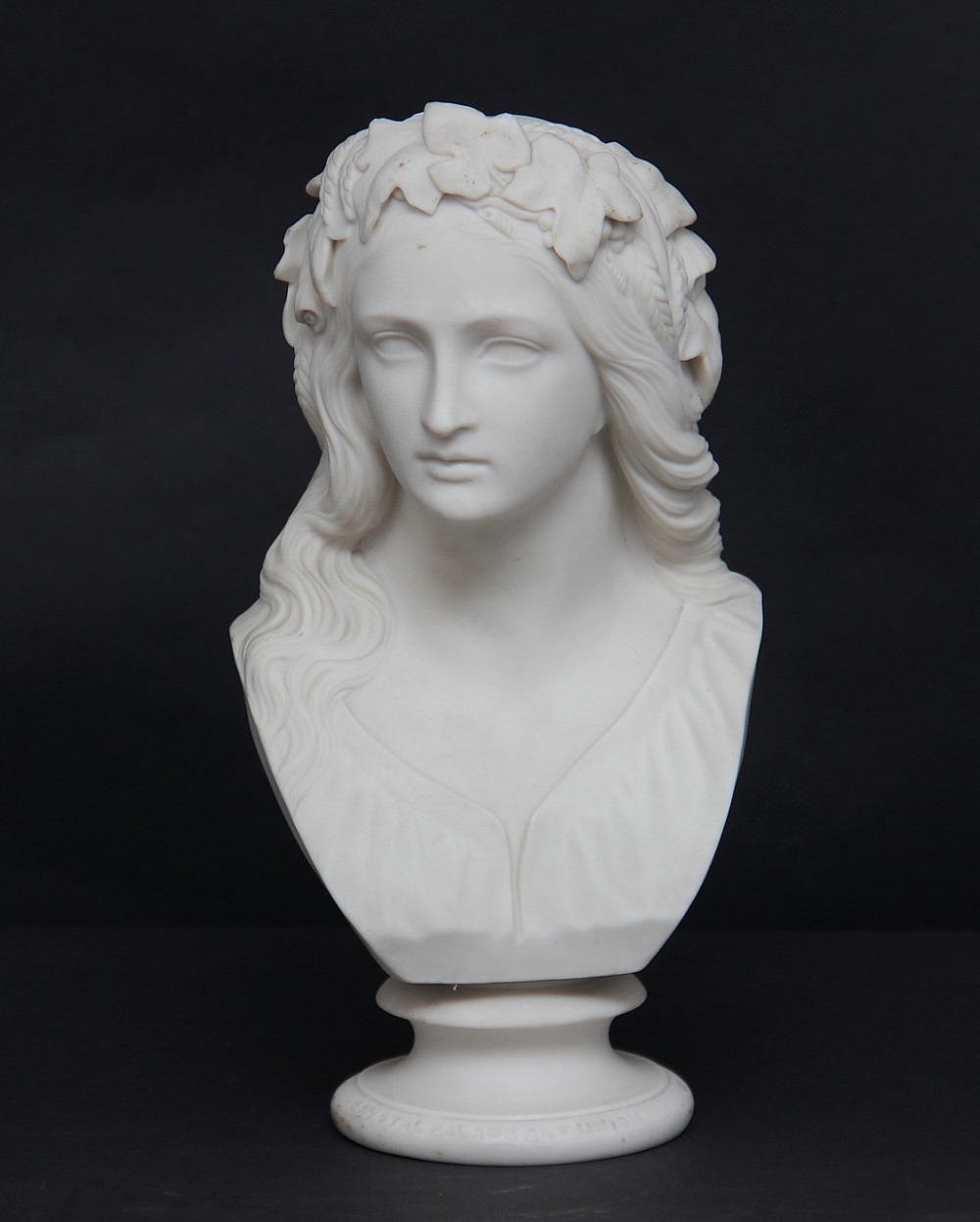 19th Century bust of Ophelia 