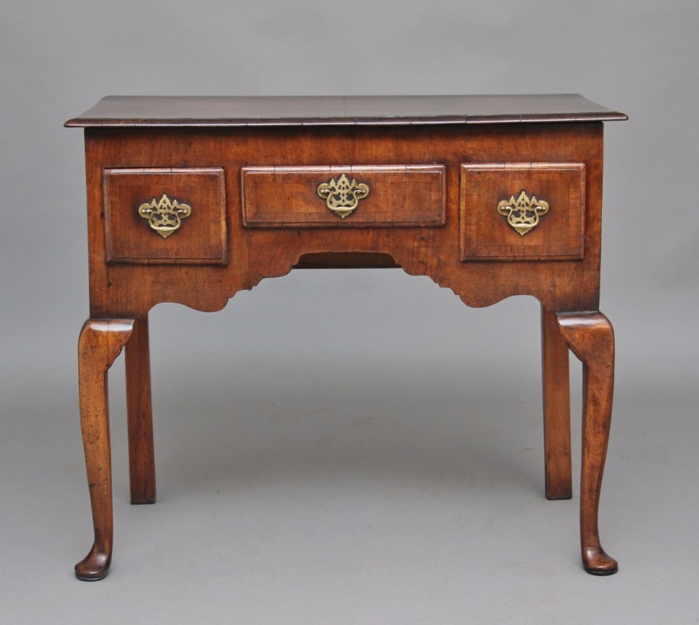 19th Century walnut lowboy