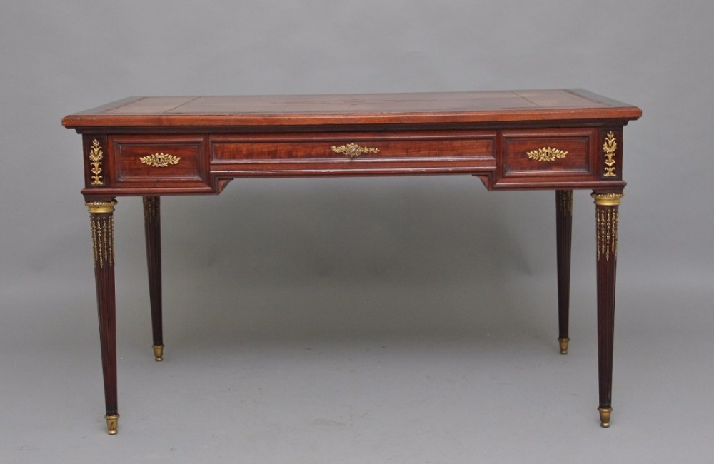 19th Century directoire style mahogany writing table