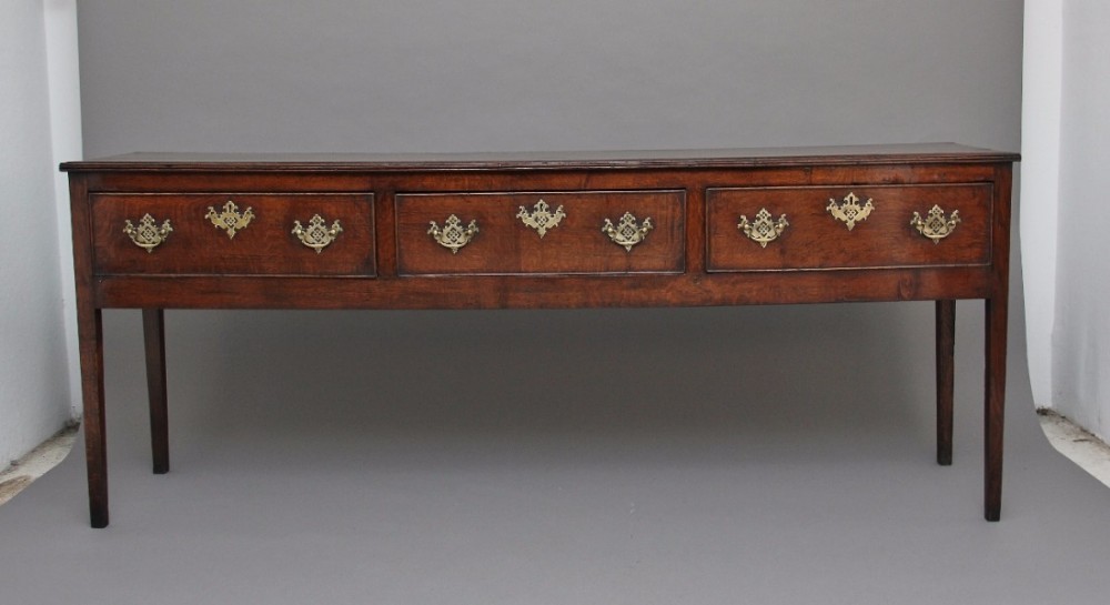 18th Century oak dresser base