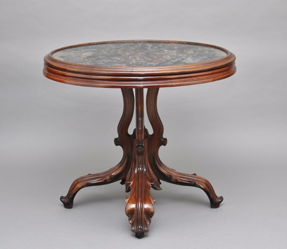 19th Century walnut occasional table
