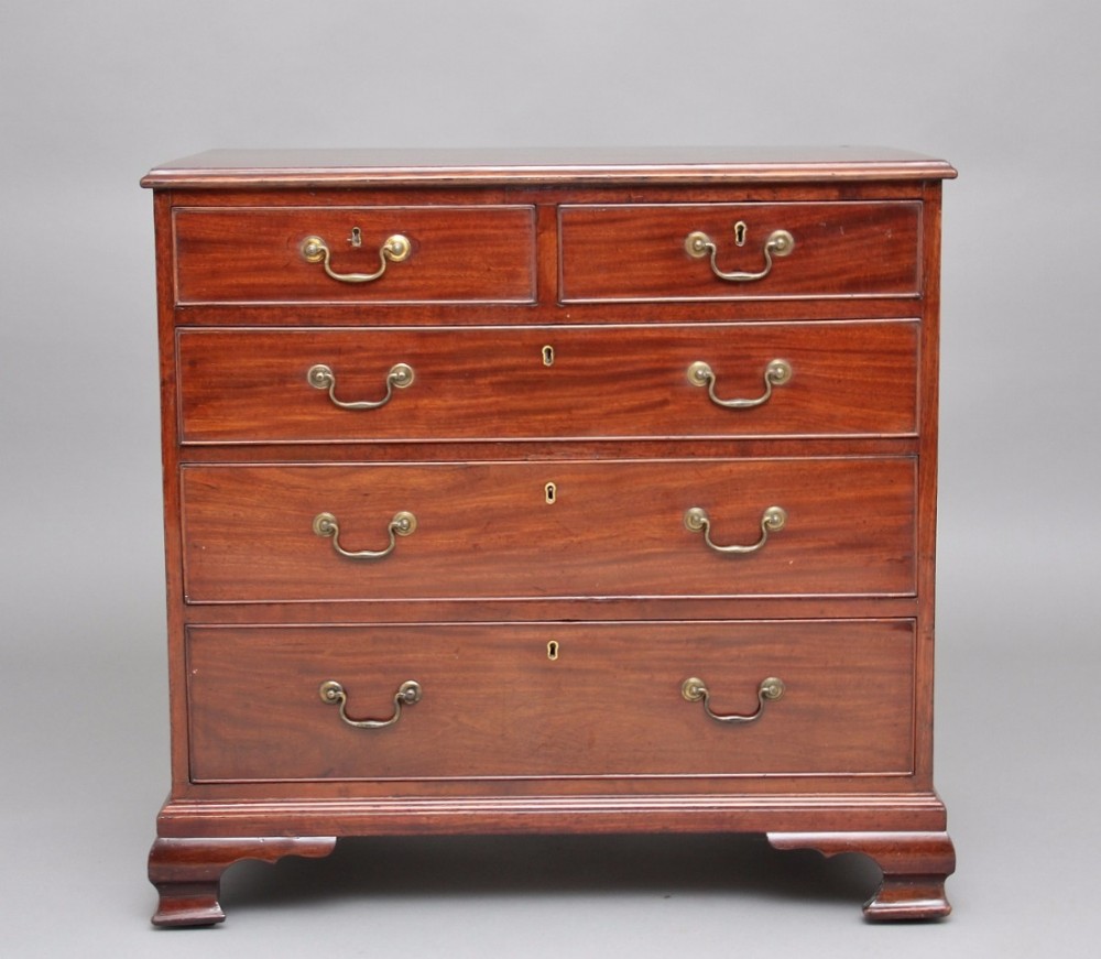 18th Century mahogany chest of drawers