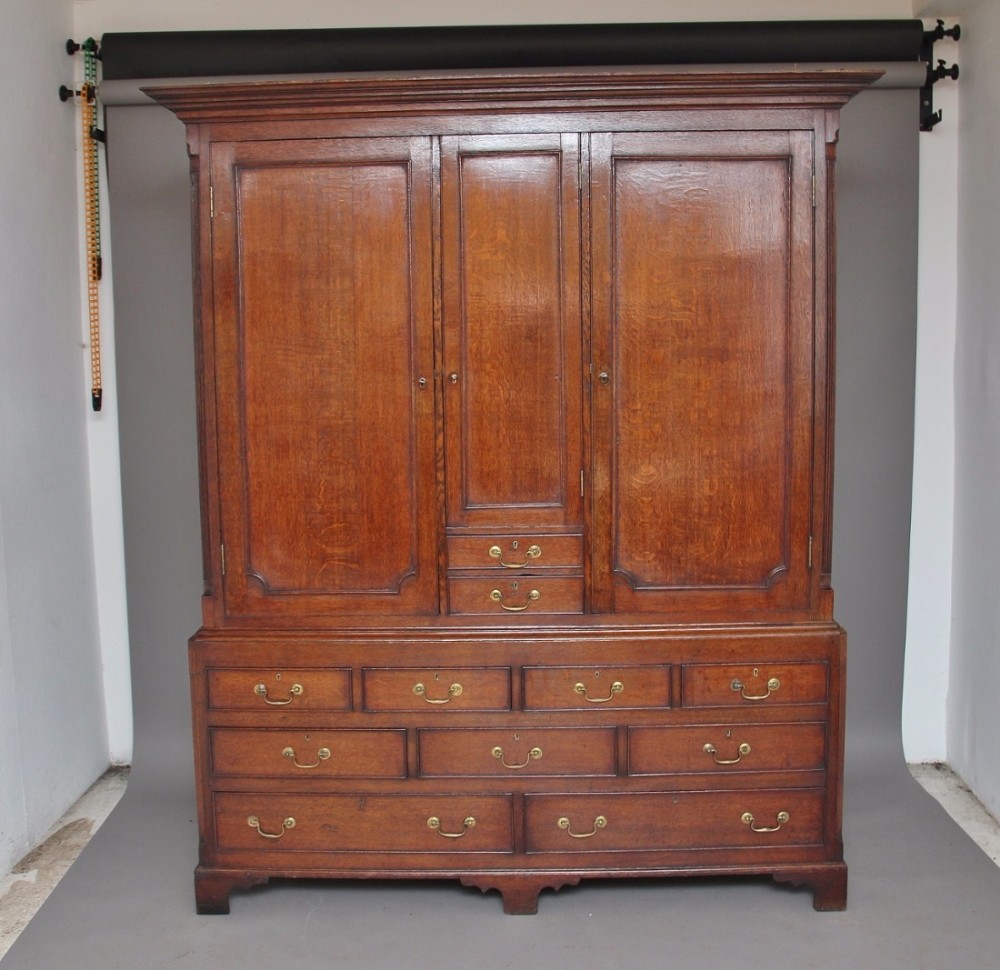 18th Century oak housekeepers cupboard