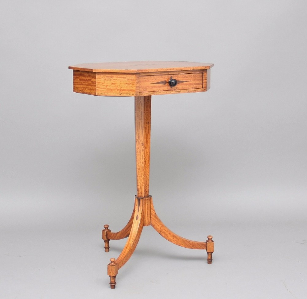 19th Century satinwood occasional table